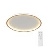 Plafon LED okrągły złoty Abigali 500*45mm 36W - trzy barwy, ściemnialny - Pilot