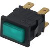 Bulgin H8353ABNAB Push-Button Switch Lit Green 2 x On/Off 250V AC 16A