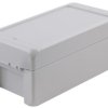 Obudowa Poliwęglan szerokość zew. 80 mm długość zew. 151 mm wys. zew. 60 mm Bopla IP66, IP68 Jasnoszary