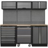 Sealey APMSSTACK12W Superline Pro 2.04m Storage System - Pressed Wood Worktop