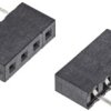 Gniazdo PCB 4 -pinowe raster: 2mm Listwa z gniazdami Proste Przewlekany