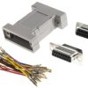 RS PRO Adapter D-Sub z typu 15-stykowe D-Sub Żeńskie na typ D-Sub z 15 stykami Żeńskie Żeńskie Żeńskie