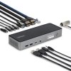 StarTech.com DK30C2DPEPRUE Triple-Monitor USB-C Docking Station, 140W Laptop Ch