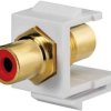 Rutenbeck 17000666 Adapter KMK-Cinch rot sw, 1 szt.