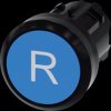 3SU1000-0AB50-0AR0 SIRIUS ACT pushbutton, Ø 22 mm, blue 
