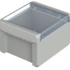 PC enclosure, (L x W x H) 151 x 125 x 90 mm, light gray (RAL 7035), IP66, 96023235
