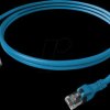 CPP1OBABAB0100 Cat.6a patch cable, DualBoot, PushPull, S/FTP, blue, 10 m