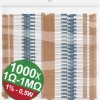 Quadrios resistors set 1000 pcs, 1%, 0.5W, Metal film, axial leaded
