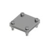 Złącze uniwersalne 3-elem. 80x80 bednarka-bednarka stal nierdzewna 215.1.1 NI 21501105