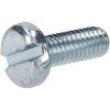 R-TECH 337192 Slotted Pan Head Machine Screws BZP M6 16mm - Pack Of 100