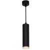 Lampa Wisząca Sufitowa LED LUMILED GU10 Żyrandol Reflektor Tuba Zwis IP44 ADERO Czarny 3 Lata Gwarancji