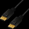 Connection cable, 3 m, black, DisplayPort 1.4 plug, straight to DisplayPort 1.4 plug, straight, ICOC-DSP-A14-030NT