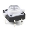 12x12x7.3mm Illuminated Micro TACT Switch Button - White