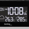Budzik Techno Line TECHNOLINE - Techno Line WT 539 - Wetterstation - Schwarz WT 539 Sterowany radiowo cyfrowy czarny