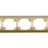 Trend Ramka Pozioma Pięciokrotna Złoty 6Rh-5