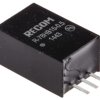 Regulator przełączający, Uwy 15V dc Otwór przelotowy, Iwy 500 mA, Recom 72V dc, R-78HB 1