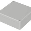 PC enclosure, (L x W x H) 150 x 150 x 57 mm, light gray (RAL 7035), IP65, 62218300