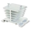 Aluminum heat sink for 40A single-phase solid-state SSR relays