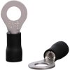 Insulated ring cable lug, 2.5-4.0 mm², 6.5 mm, M6, black, 22C453, package with 100 pieces