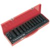 Sealey AK5815M Impact Socket Set 15pc 1/2"sq Drive Deep Metric