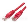 Patchcord UTP, kat6, 1,0m, czerwony, LSOH/LSZH