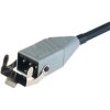Power cord, Europe, plug STAS 3, straight on open end, H05RR-F4G0.75 mm², gray, 1 m, 931300055