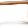Manuflex AU7035.2001 Stół roboczy UNIVERSAL z wielowarstwową płytą, szer. X gł. X wys. = 1250 x 800 x 722-1022 mm czerwo