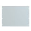 Hammond PBPA19014LG2 8U 19" Rack Aluminium Blank Panel Light Grey 483 x 3 x 356