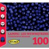 Lampki Bulinex 100led niebieskie 9,90m sznur