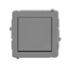 DECO Wyłącznik zwierny przycisk szary mat 27DWP-4 KARLIK
