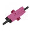 Adapter światłowodowy FO MM simplex LSH/UPC-LSH/UPC (typu E2000) ericafiolet OM4 PFOT