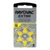 6 x baterie do aparatów słuchowych Rayovac Extra 10