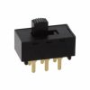 C & K Switches L202011MS02G Slide Switch LP Series Przełącznik suwakowy 125 V/AC, 28 V/DC 4 A 2 x wł/wł 1 szt. towar pak