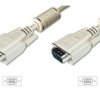 Kabel Połączeniowy Vga Typ Dsub15/Dsub15, M/M Beżowy 5M Ak-310103-050-E