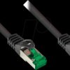 8062-H300S Cat.6a Outdoor-Patchcable 30 m, schwarz