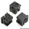 TCS7930-16-401 Socket MIDIN 6 THT HOSIDEN