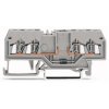 4 conductor component terminal with diode 1N4007, spring-clamp connection, 0.08-1.5 mm², 1 pole, 500 mA, gray, 279-815/281-411