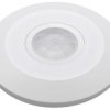 Czujnik ruchu PIR sufitowy ultra płaski LED 360stopni biały 230V