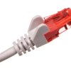 Kabel krosowy patchcord U/UTP kat.6 CCA szary 0,5m 68434