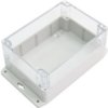Obudowa ogólnego użytku Poliwęglan szerokość zew. 121 mm długość zew. 171 mm wys. zew. 80 mm RND IP67 Jasnoszary