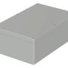 ABS enclosure, (L x W x H) 250 x 160 x 90 mm, light gray (RAL 7035), IP65, 03240000
