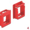 86762 Keystone holder for housing, 4 pieces, red