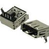 Gniazdo; USB A; 181A-B; USB 2.0; czarny; przewlekany (THT); kątowe 90°; brąz fosforowany; RoHS