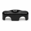 Uchwyt kabla podwójny ceramiczny czarny 35x11mm Ceramic Classic Loft