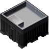 tehalit.VE-EE Puszka podło-montazowa mini IP30 3kN Q02 144x144 15mm stal UDKQ02E15U
