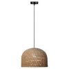 Rattanowa lampa wisząca Kanso 50 cm jasne drewno 1xE27 Light Prestige