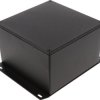Aluminum die cast enclosure, (L x W x H) 125 x 125 x 79 mm, black (RAL 9005), IP54, 1590KFBK