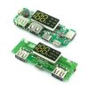Wyświetlacz LED Podwójny USB 5V 2.4A Micro Type-C USB Power Bank 18650 Moduł ładowania Płytka ładowarki do akumulatorów litowych