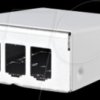130861-0302-E Modul AP-housing 3 port pure white RAL9010