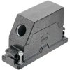 Grommet housing, size 24B, die-cast aluminum, 1 x M40, angled, screw locking, IP65/IP68/IP6K9K, 19405241613